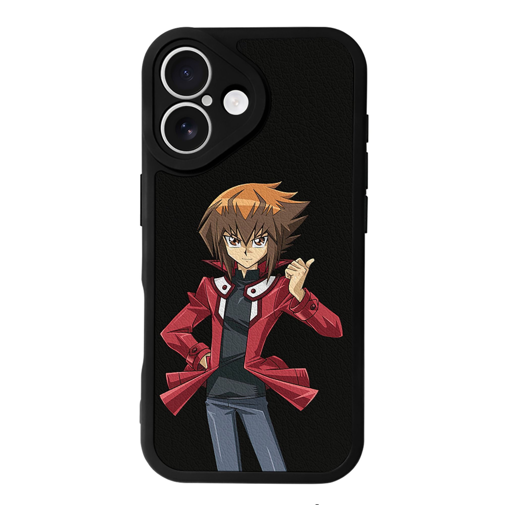 遊☆戯☆王 Yu-Gi-Oh! 【iPhone 16シリーズ対応】シリコンスマホケース（レザー調） 材質：シリコン